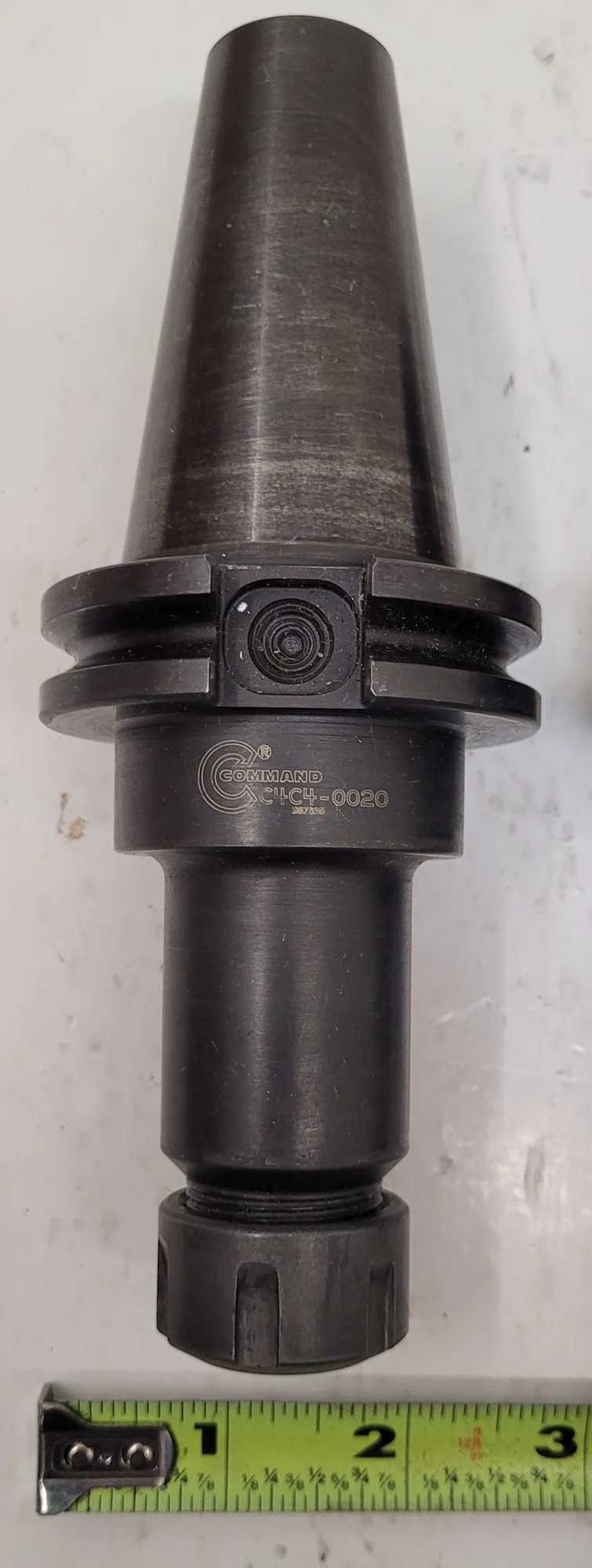 COMMAND CAT-40 ER-20 COLLET CHUCKS 4" PRO - SET OF 4 - MACHINING TOOLING & PARTS