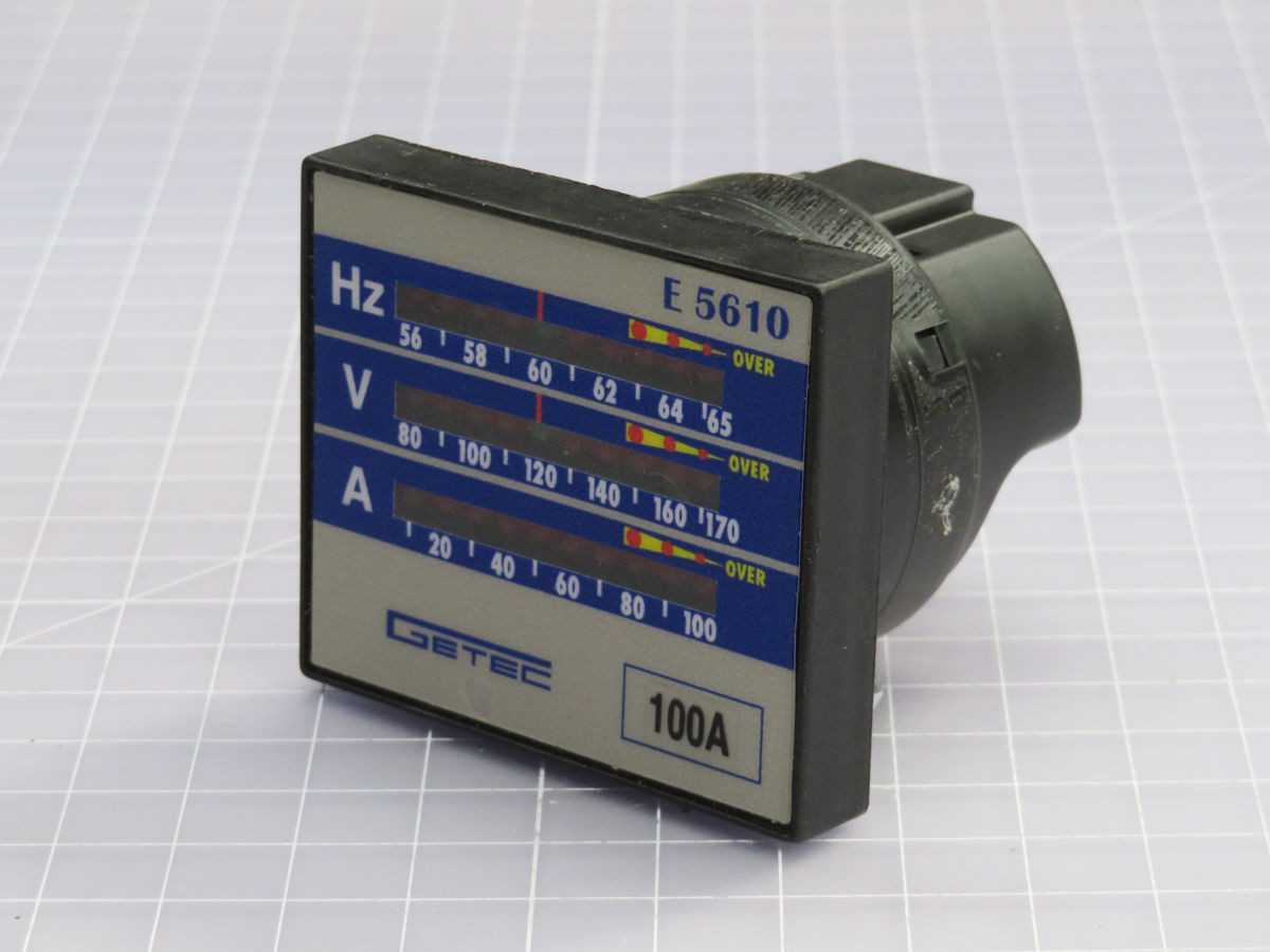 GETEC E 5610 PANEL VOLTAGE T259286 - PANEL METERS