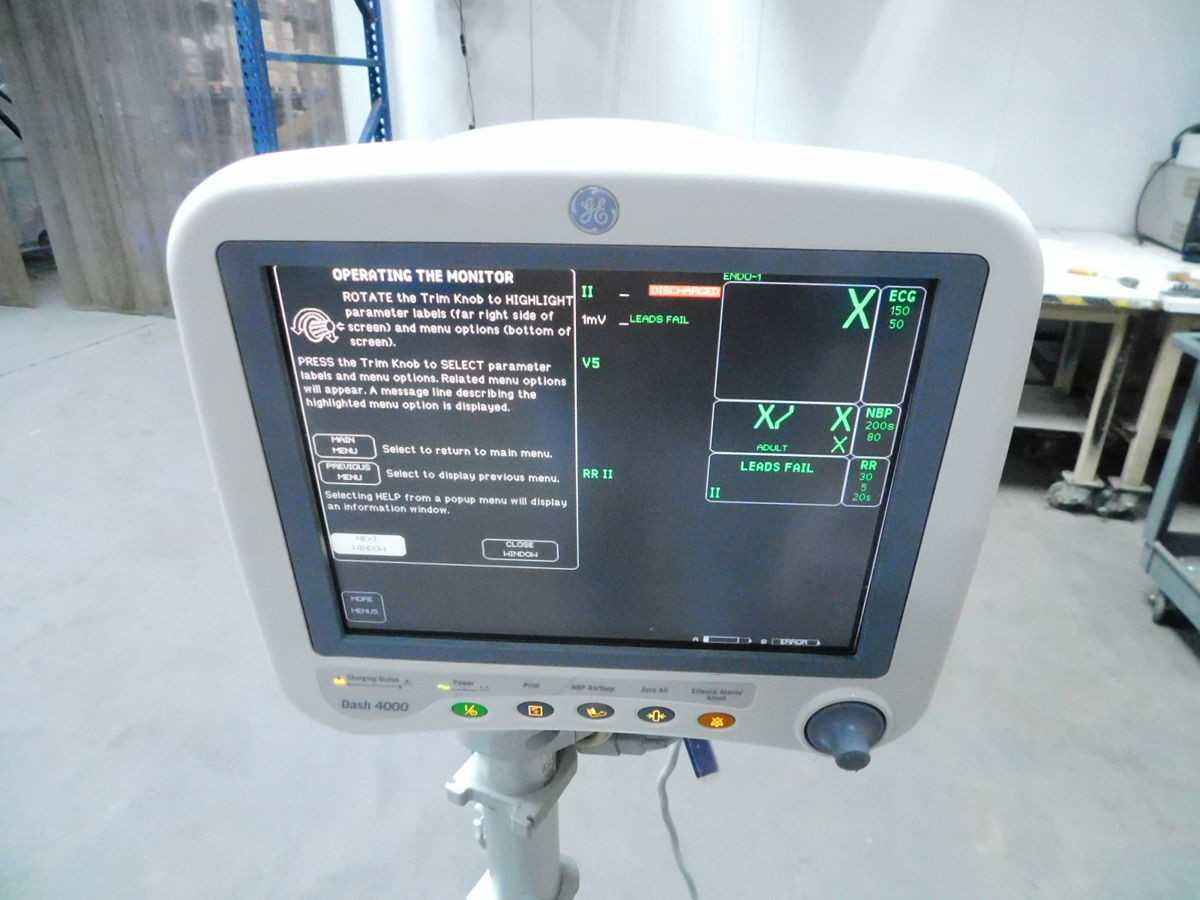 GE DASH 4000 PATIENT MONITOR - MISCELLANEOUS