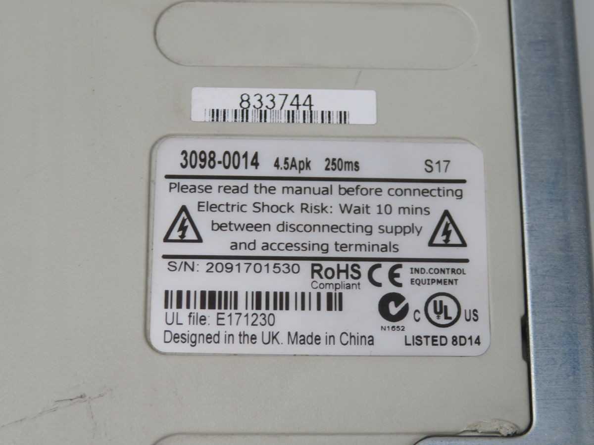 EMERSON 3098-0014 DIGITAX ST SERVO DRIVE T268342 - SERVO