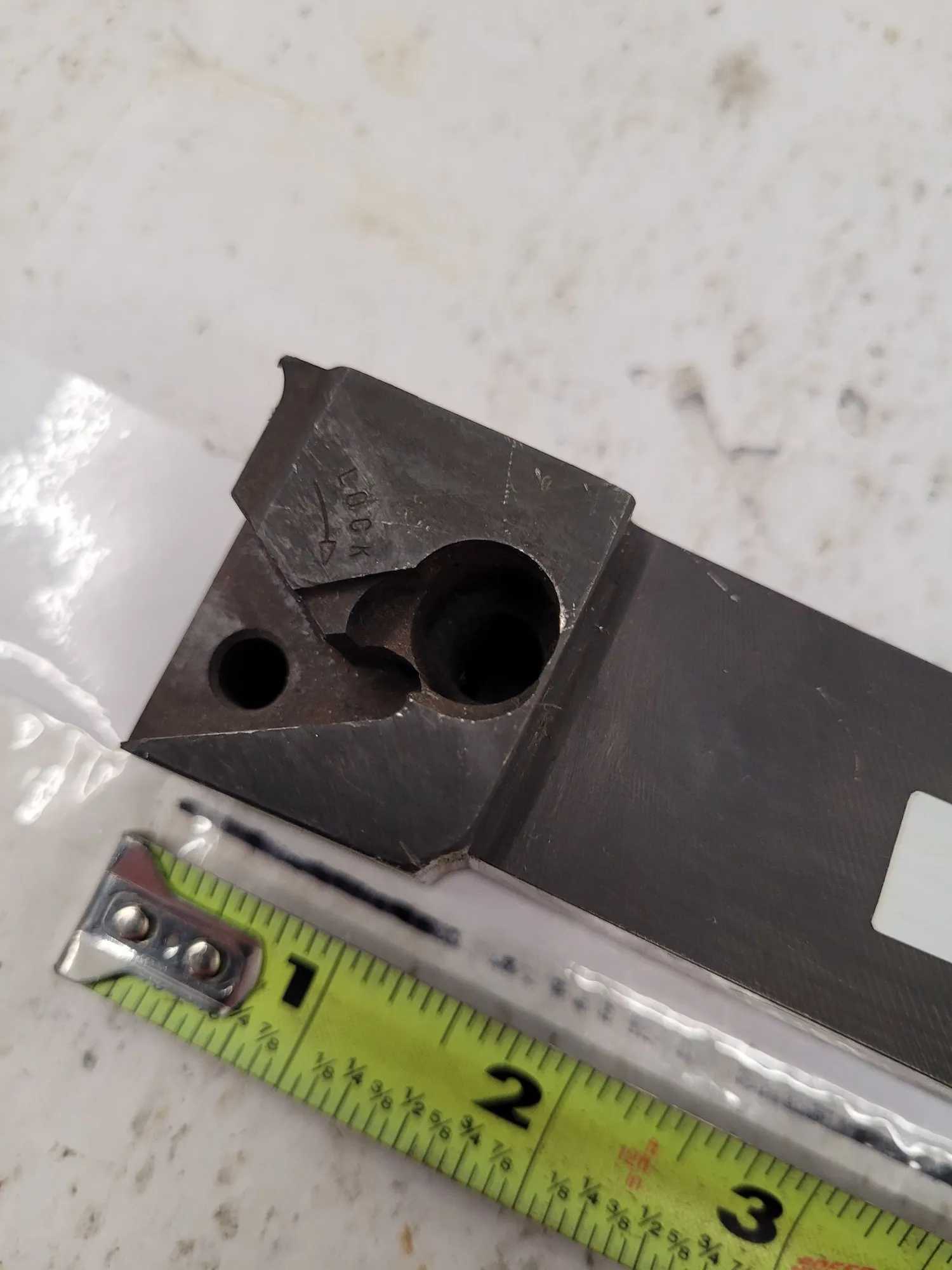 KENNAMETAL DTFNR-205D TOOLHOLDER, 1.25" SQUARE SHANK, 6" OAL, FOR TN-54 INSERTS - MACHINE TOOLING