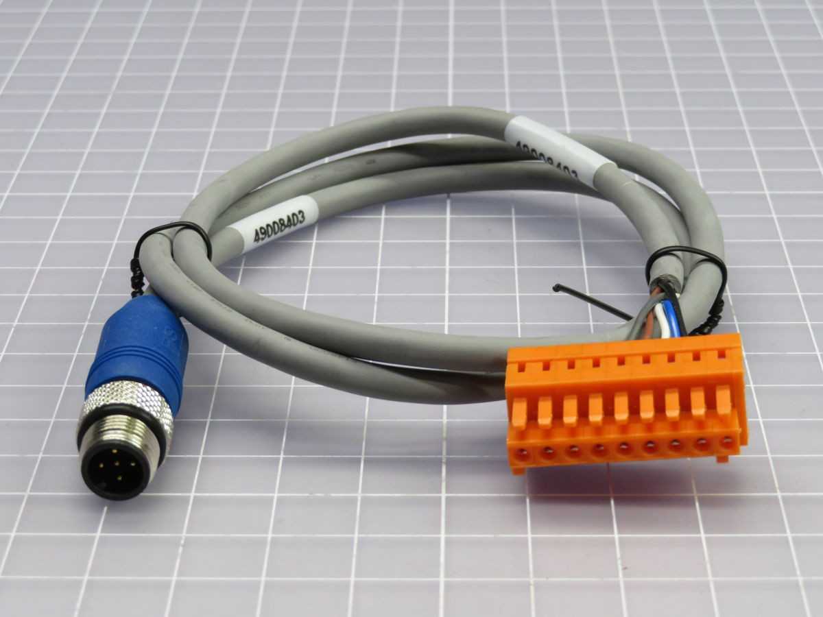LOT OF 200 POWER SONIC 49008403 M12 5P MALE TO 9PIN FEMALE UNSHIELDED - CORDSET CABLES
