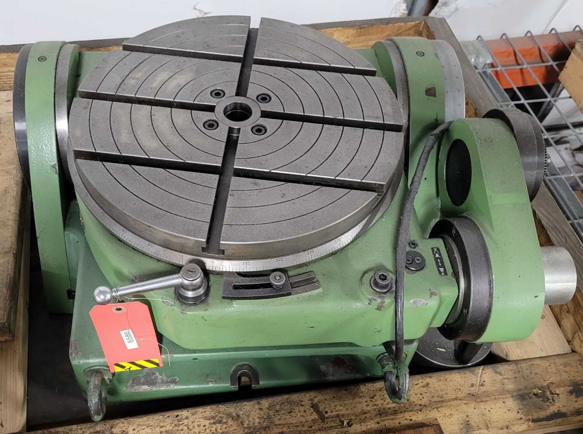 WALTER 16" HORIZONTAL TILTING ROTARY TABLE RTS 400-HP-A - MACHINE TOOLING