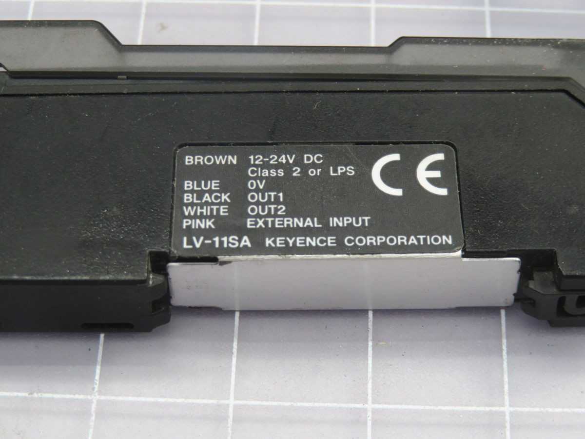 Keyence LV-11SA Amplifier Unit BH0762 - High-Performance Sensor Technology - SENSORS