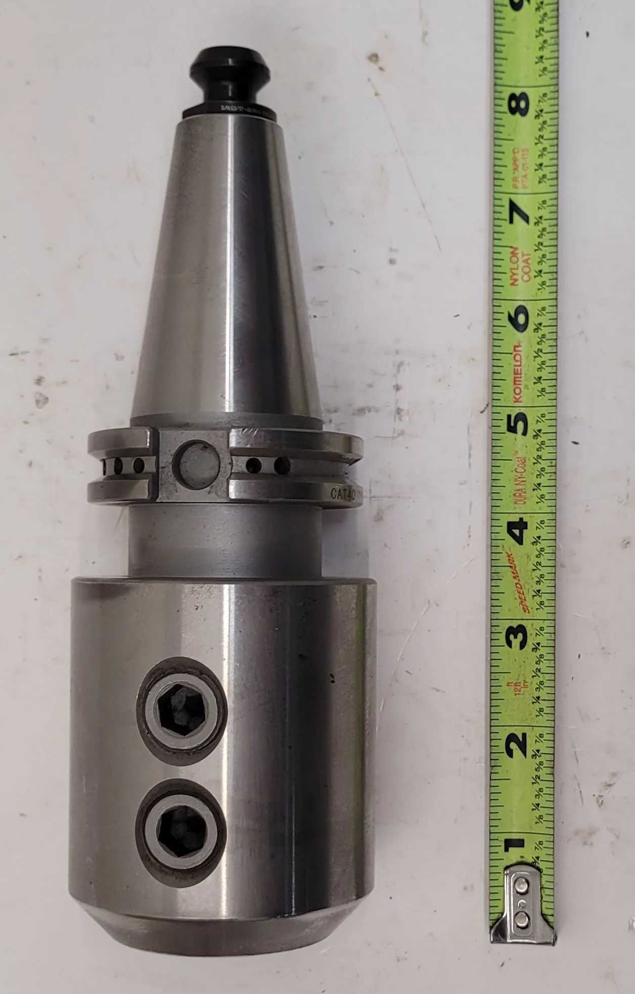 ACCUPRO CAT 40 END MILL HOLDER, MODEL CAT 40 1-1/2X4.62, 4.62" PROJECTION, 1.50" BORE - MACHINING ACCESSORIES & TOOLING