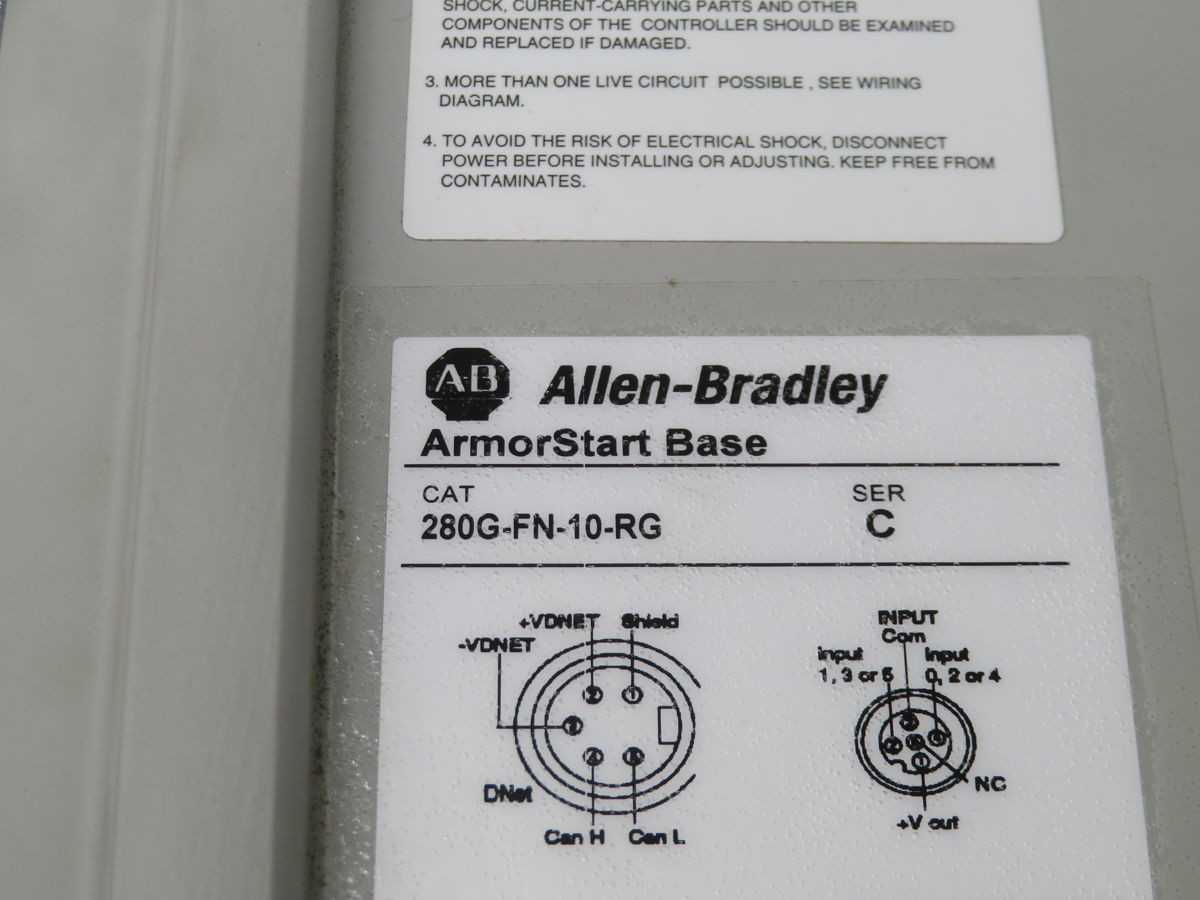 Allen Bradley Integrated Dual-Motor Controller 280G-FN-10-RG T269134 - MOTOR DRIVES