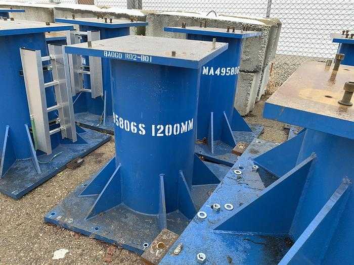 2011 UTICA RISER F2000-M900 HEAVY-DUTY STAND, 1200MM ELEVATION, INDUSTRIAL USE, BLUE FINISH - ROBOT PARTS