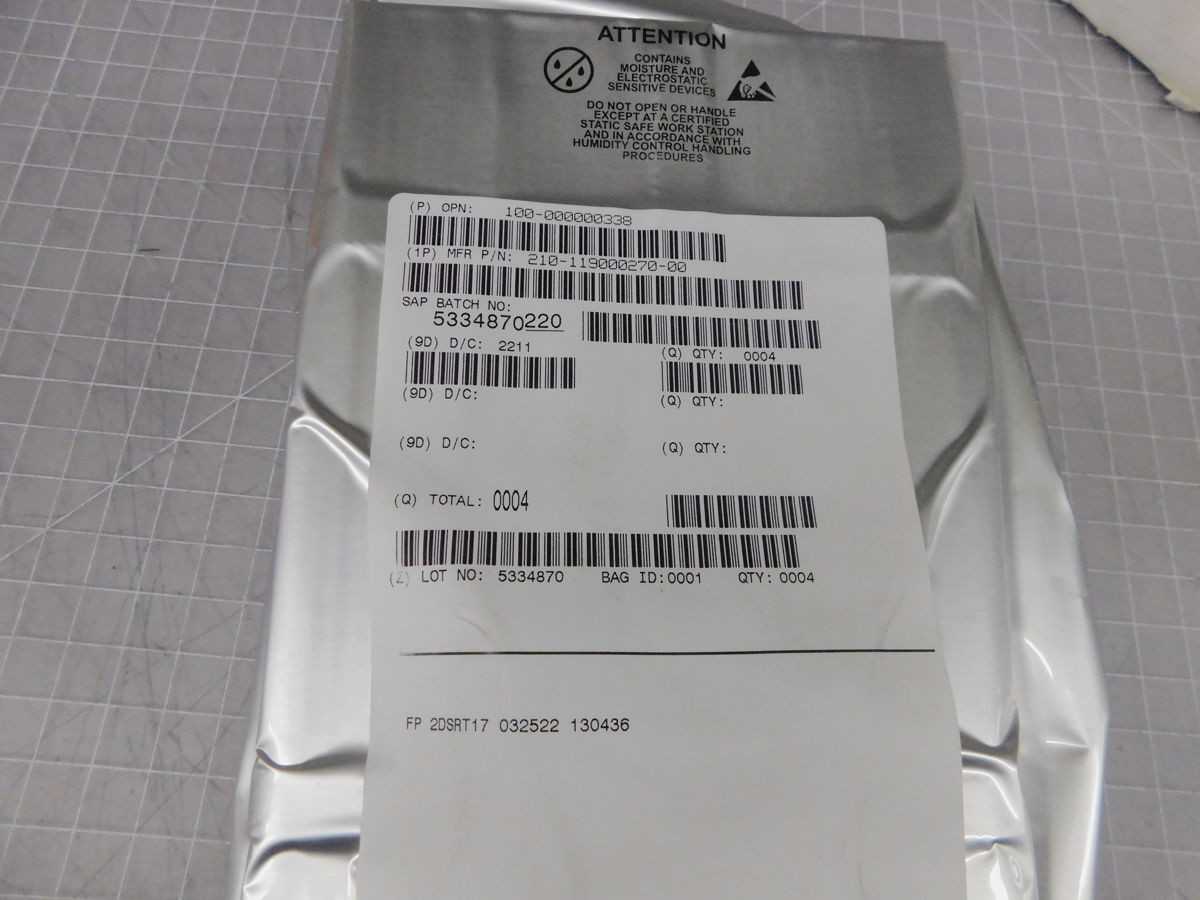LOT OF 4 AMD 100-000000338, 210-119000270-00 EPYC MILAN 7343 3.2GHZ 16-CORE - INDUSTRIAL PARTS