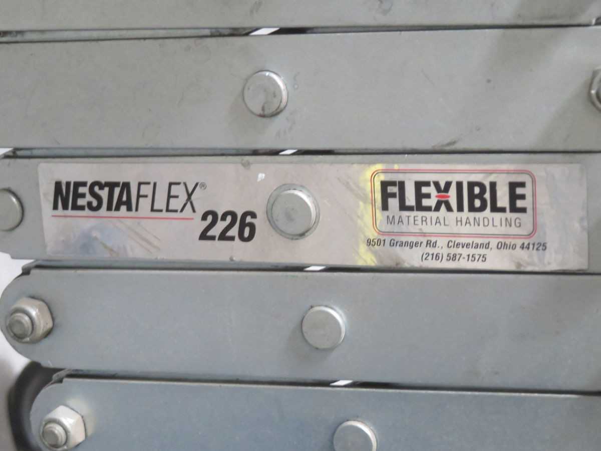 FMH CONVEYORS NESTAFLEX 226 "ACCORDION" STYLE SKATE WHEEL CONVEYOR - CONVEYORS
