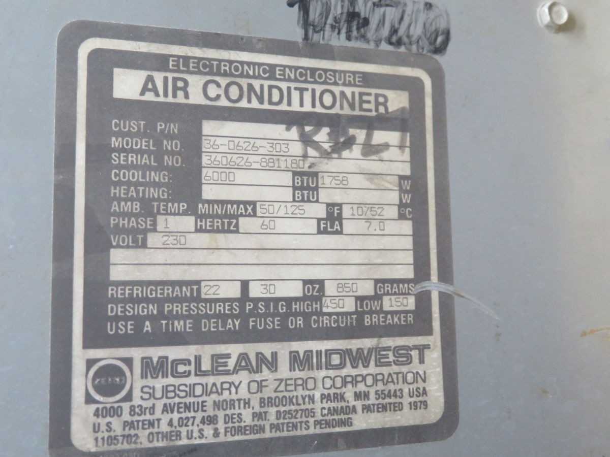 Mclean Midwest 36-0626-303 HVAC Enclosure T264610 - AIR CONDITIONER