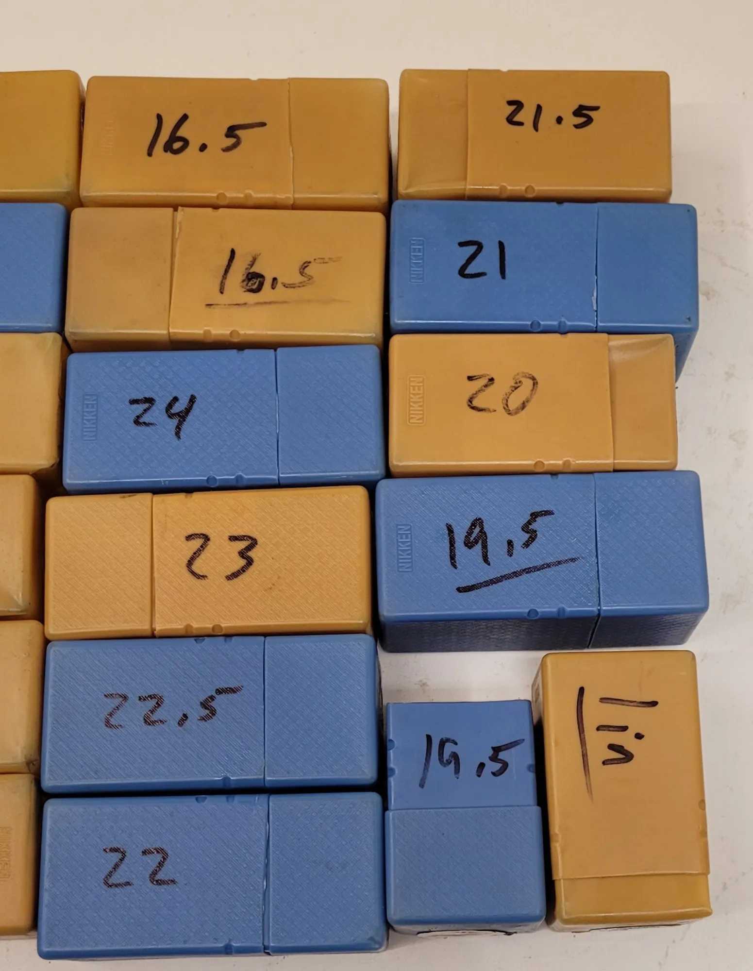 Nikken SK25 Collets – Set of 31 – Various Metric and 1-Inch Sizes - MACHINING ACCESSORIES & TOOLING