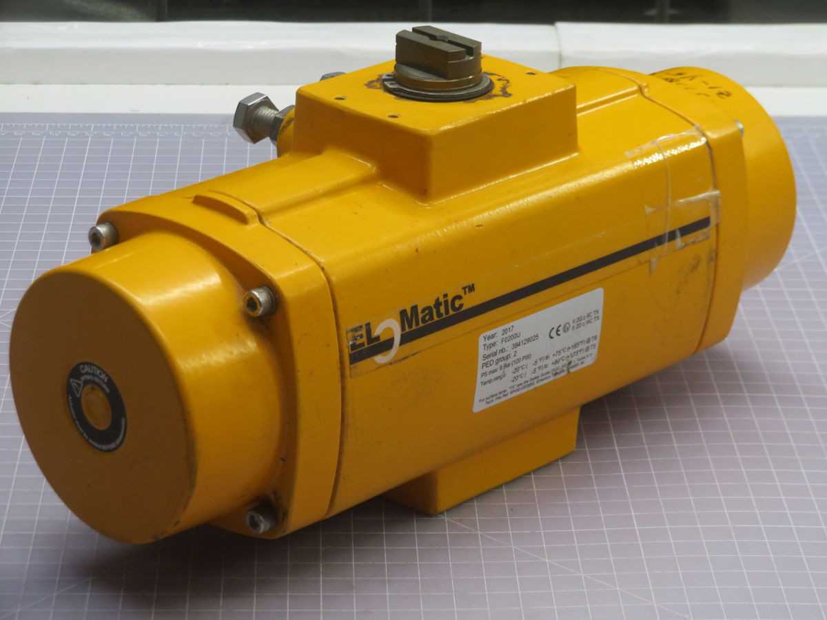 ELOMATIC F0200U ACTUATOR VALVE T266633 - PNEUMATIC VALVE