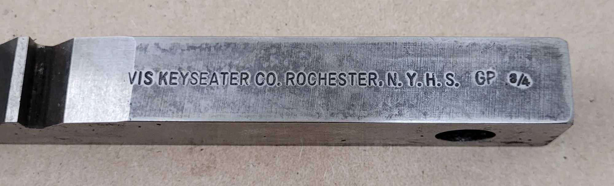 DAVIS 3/4 KEYSEATER CO. GP – 3/4” BROACH KEYSEATER MACHINE - MACHINING TOOLING & PARTS