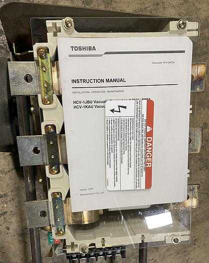 TOSHIBA HCV-1JBU VACUUM CONTACTOR 208-1500V 600A 42KA INT. 100-240V CONTROL - AC CONTACTOR