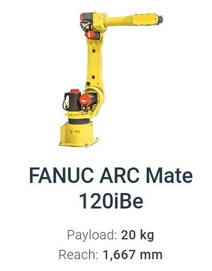 2007 FANUC Arc Mate 120IBE Robot - 20kg Payload, 1667mm Reach, R-30iA Control - ARTICULATED ROBOTS