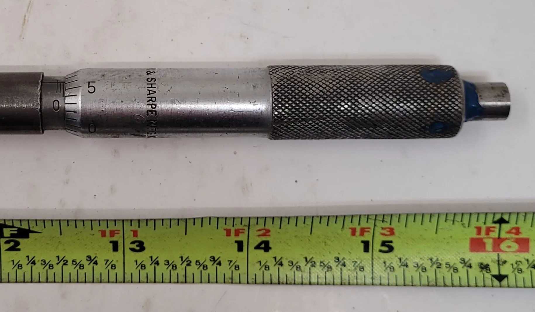 BROWN & SHARPE INSIDE MICROMETER, TUBULAR, 16-18IN RANGE, .001" GRADUATION - MACHINING TOOLING & PARTS
