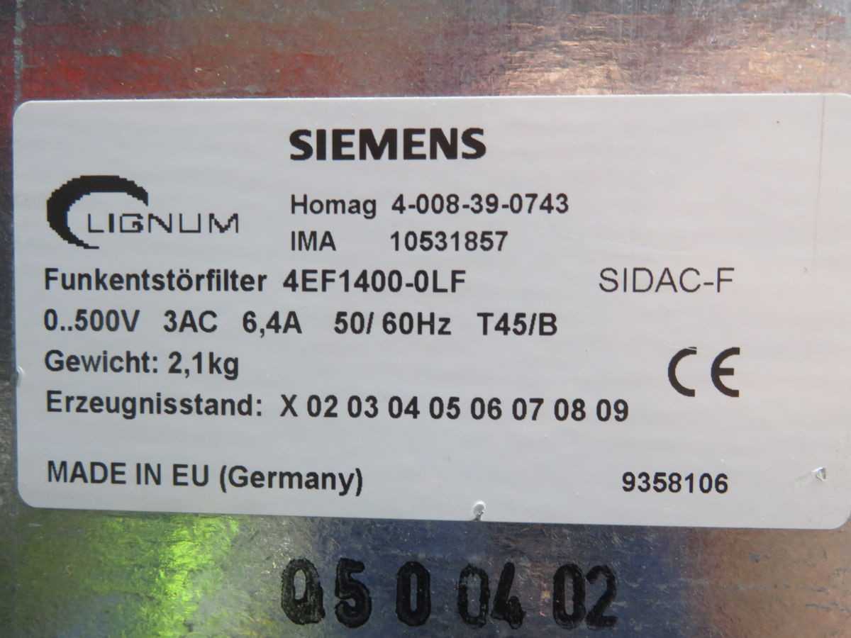 SIEMENS 4-008-39-0743 09.F4.C1D-4M00/1.4 INVERTER CONTROL T266946 - INDUSTRIAL PARTS