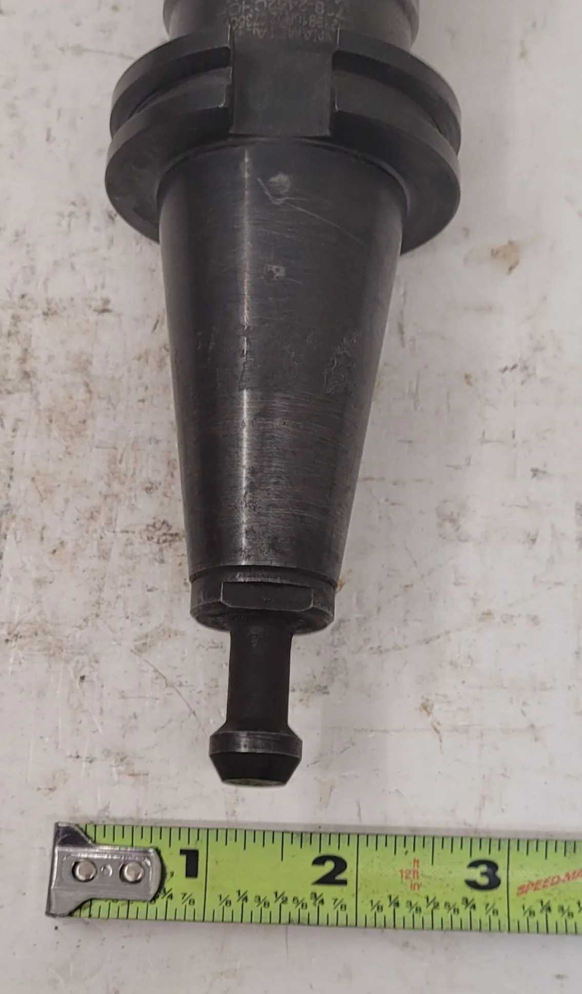 KENNAMETAL BM239810R02 CAT 40 COLLET CHUCK TOOL HOLDER 7-3/8" OAL - MACHINE TOOLING