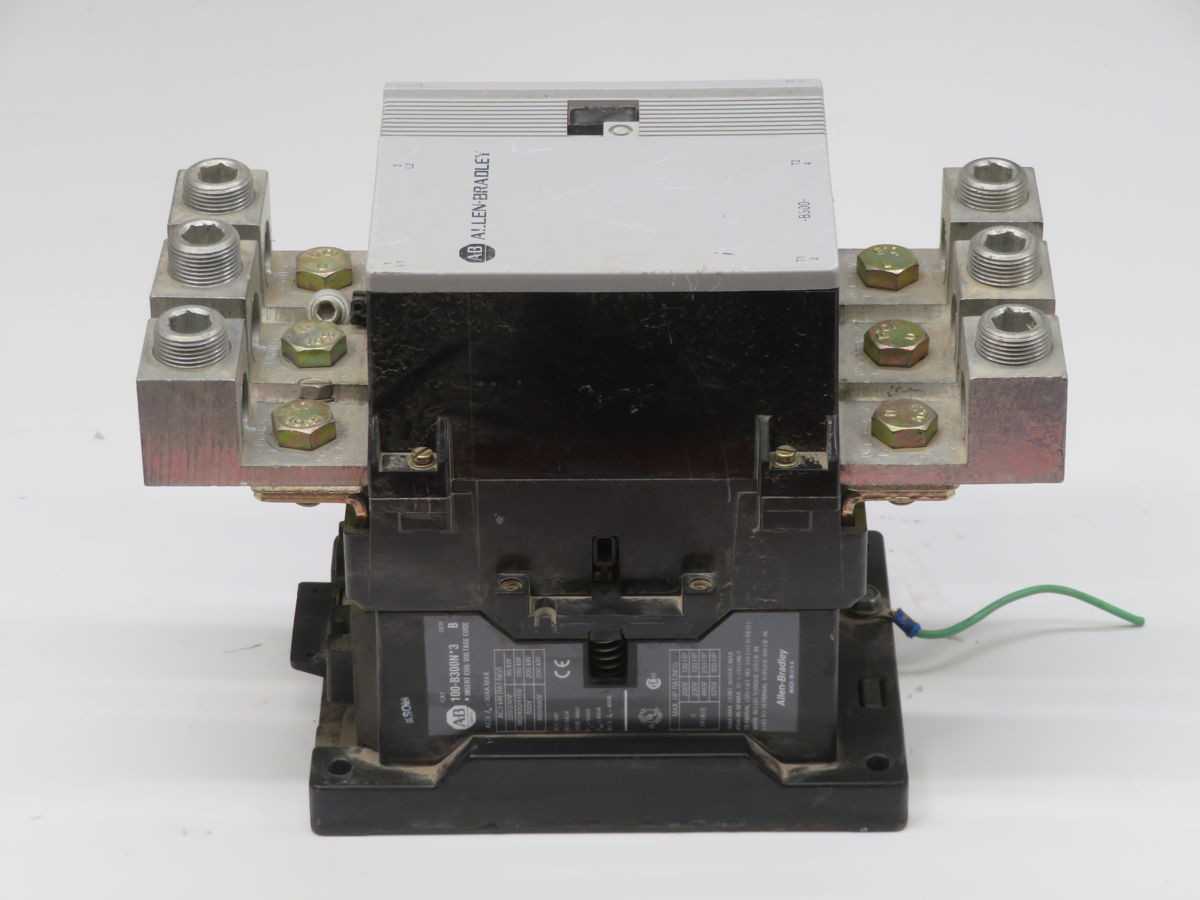 ALLEN BRADLEY 100-B300NB3 CONTACTORS, 3-POLE, 300A AC-3, 110-120V COIL, 200 HP, 1 NO/NC AUX - CONTACTORS