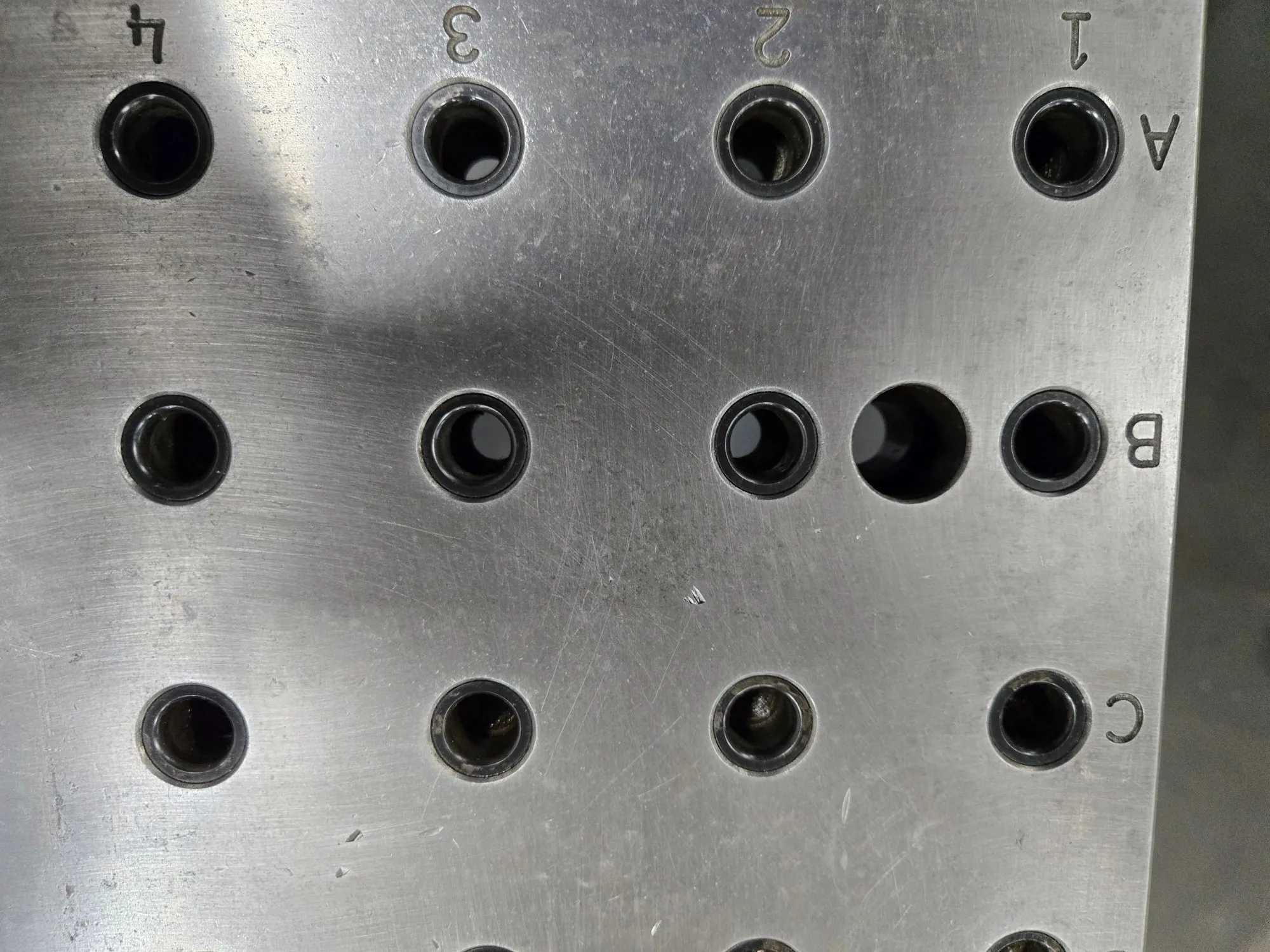 CHICK WORKHOLDING FOUNDATION PLATE, 37.25IN L X 16IN W X 1.4IN H, 203LBS, 12MM BOLT HOLES - MACHINING TOOLING & PARTS