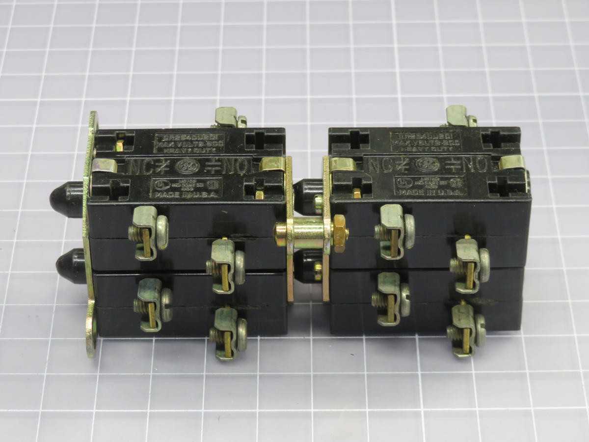 GE CR2940U207 CONTACT BLOCK T225432 - CONTACTORS