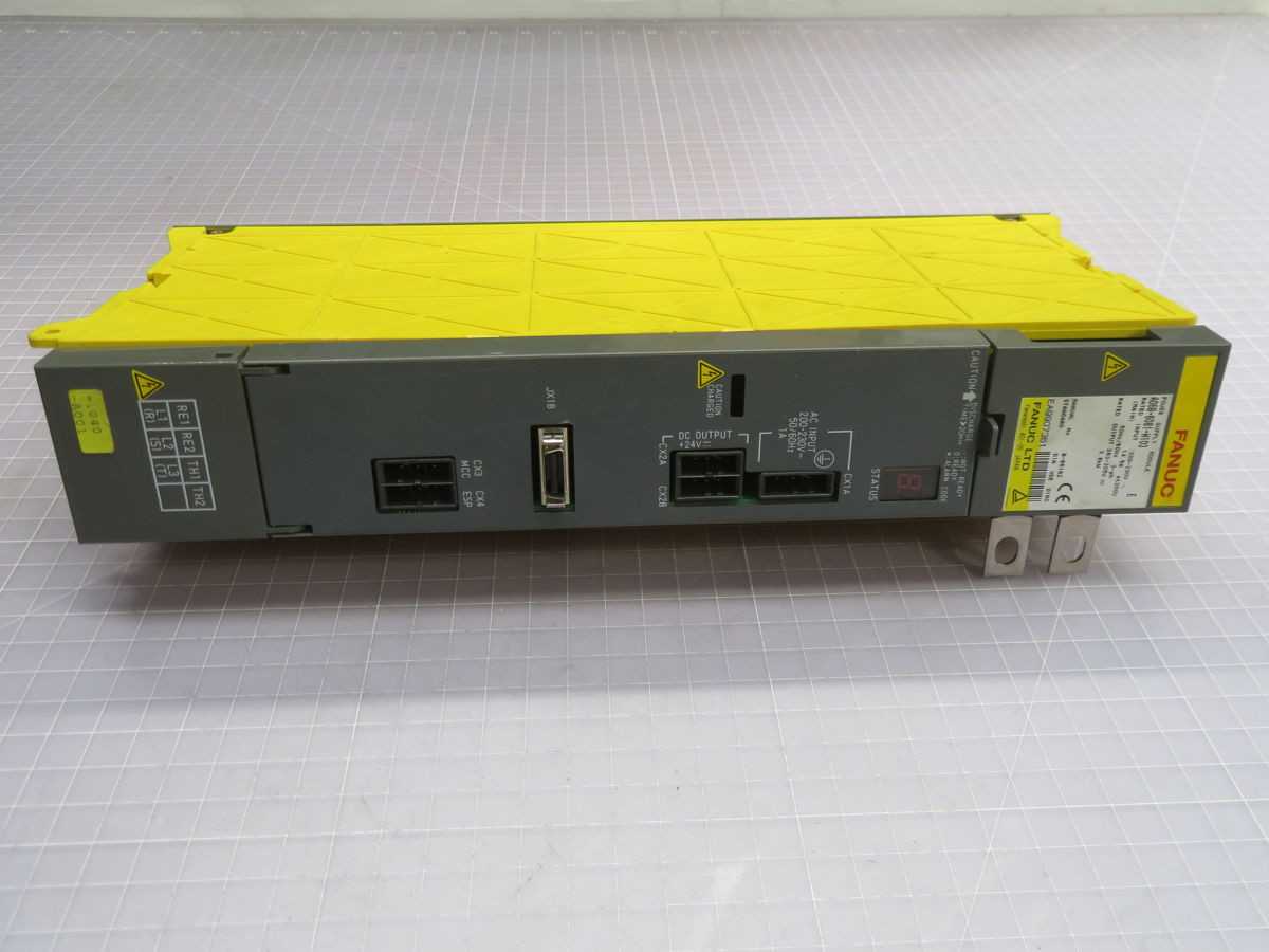 FANUC A06B-6081-H103, POWER SUPPLY, 3-PH AC 200-230V INPUT, 283-325V DC OUTPUT, 3.8 KW POWER - SERVO MOTORS
