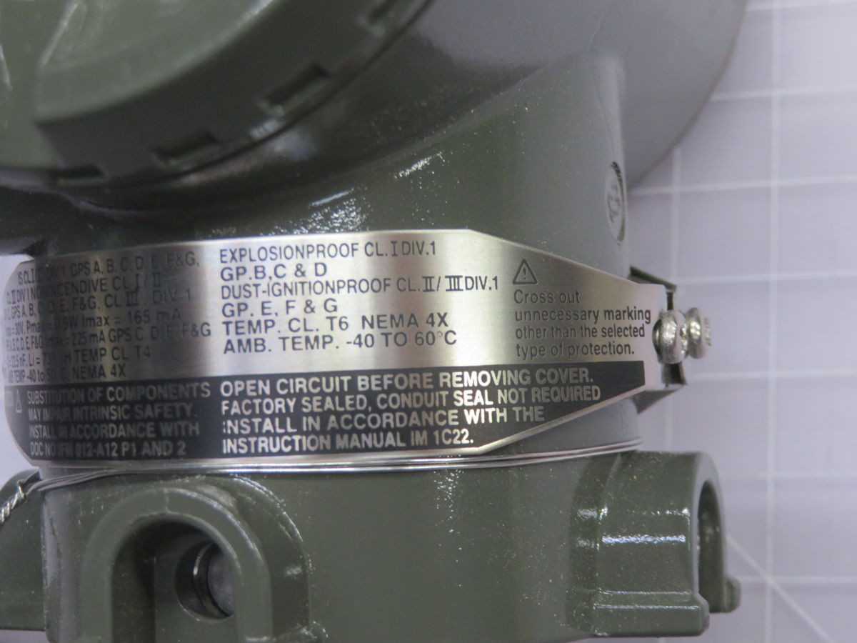 Yokogawa EJA 510A Pressure Transmitter T264487 - High Precision Measurement - FLOW TRANSMITTER