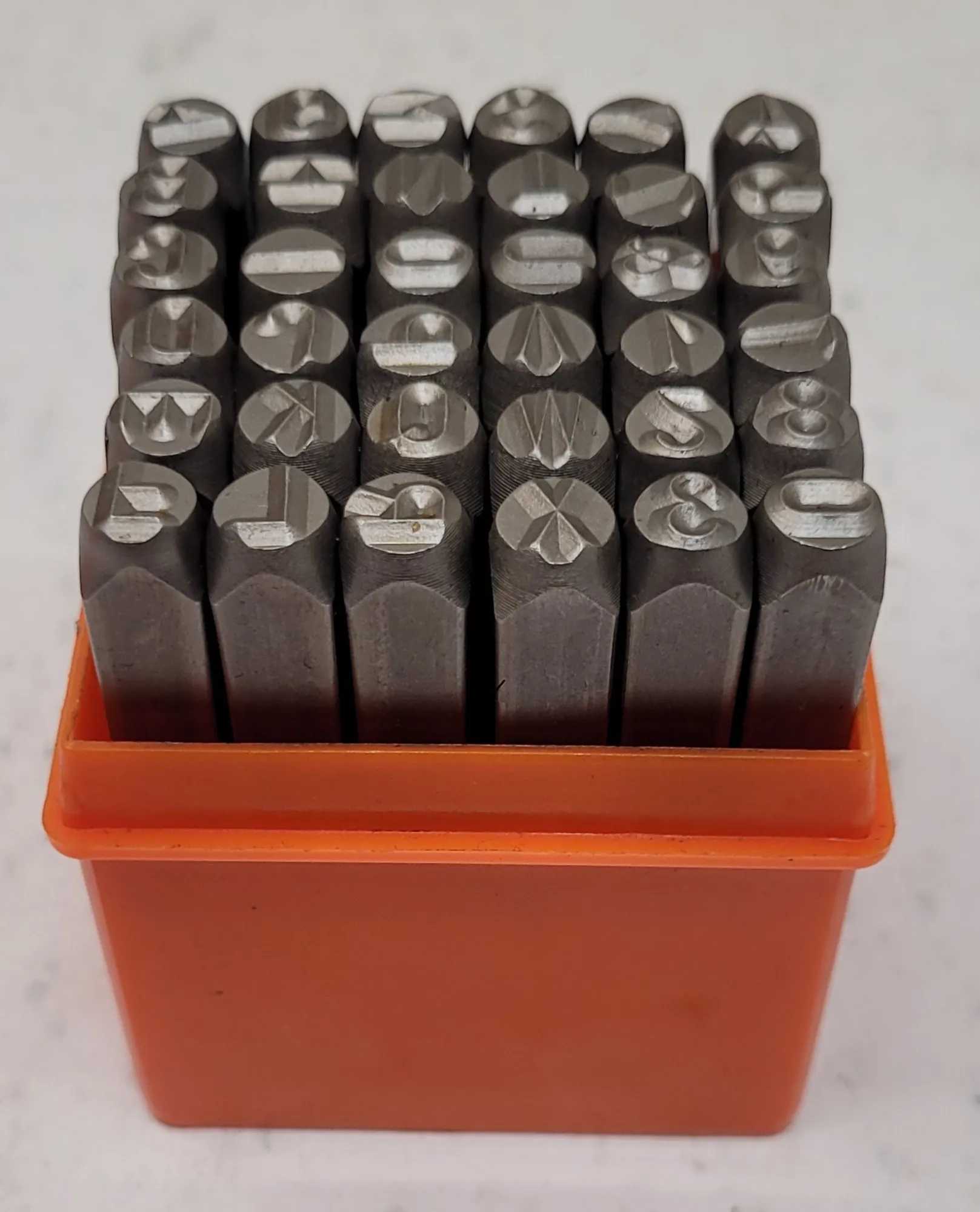 36 PIECE NUMBER & LETTER STAMP SET – SIZE 5/16 - MACHINING TOOLING & PARTS