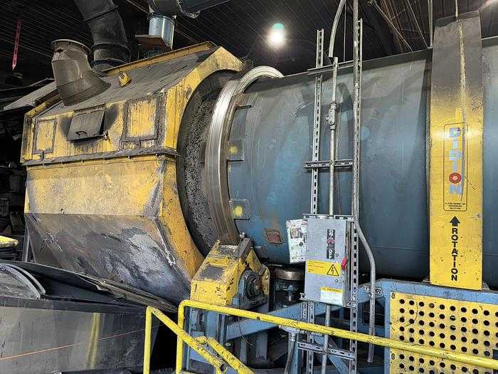 DIDION MD-100MK5 ROTARY MEDIA DRUM SHAKEOUT DUAL CHAMBER NO-BAKE SHELL BRASS/STEEL - METAL FABRICATION