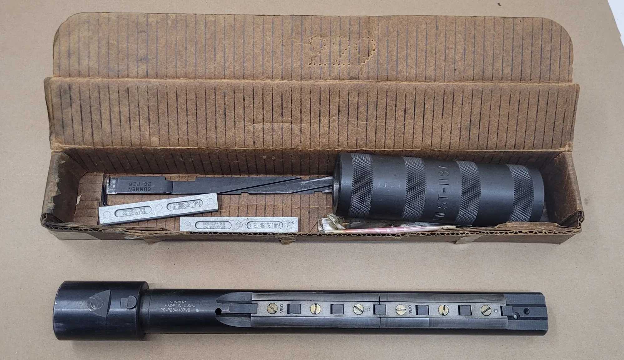 SUNNEN 2G-P28-1187 VB 1L HONING MANDREL, HONING RANGE 1.177"-1.250" - MACHINE TOOLING