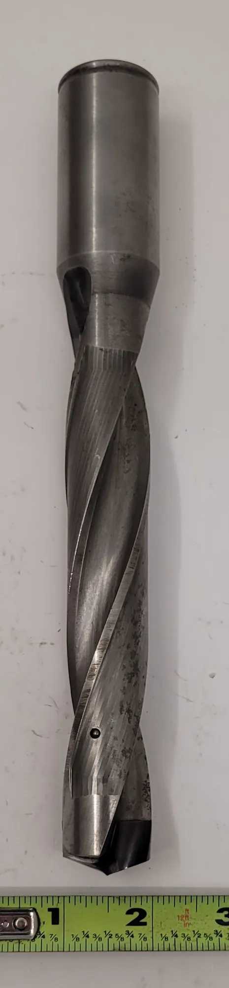 KENNAMETAL INDEXABLE INSERT DRILL, 26MM DIAMETER, 2 FLUTES, STRAIGHT SHANK 1.25" DIA, RIGHT-HAND - MACHINING TOOLING & PARTS