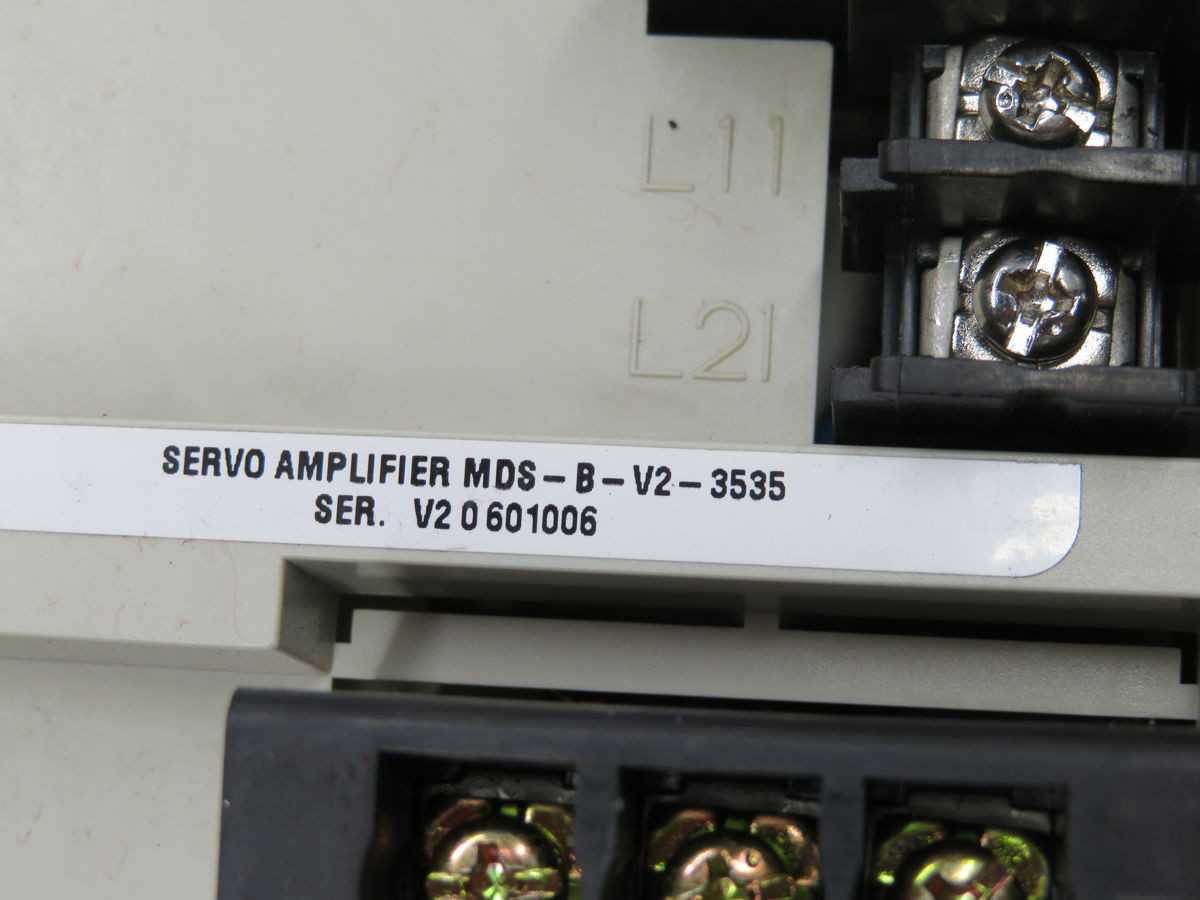 MITSUBISHI MDS-B-V2-3535 SERVO DRIVES, DUAL AXIS, 3.5/3.5 KW POWER, INPUT 200-230 VAC, OUTPUT 16A - SERVO