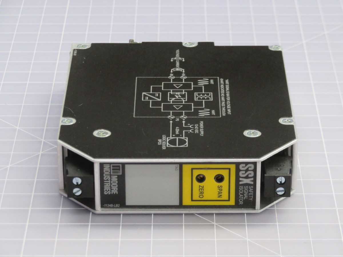 MOORE PY-25058A SSX/4-20MA/4-20MA/12-42DC FUNCTIONAL SAFETY ISOLATOR T262549 - AUTOMATION & CONTROLS