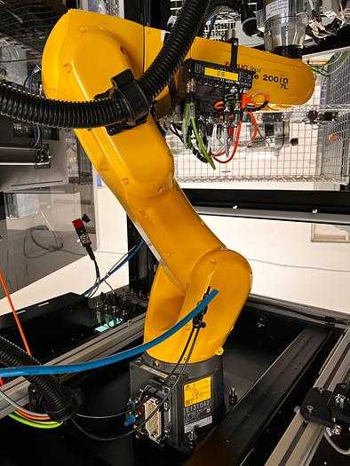 2019 FANUC LR 200ID/7L ARTICULATED ROBOT, 7KG PAYLOAD, 911MM REACH, R-30IB PLUS CONTROLLER - ARTICULATED ROBOTS