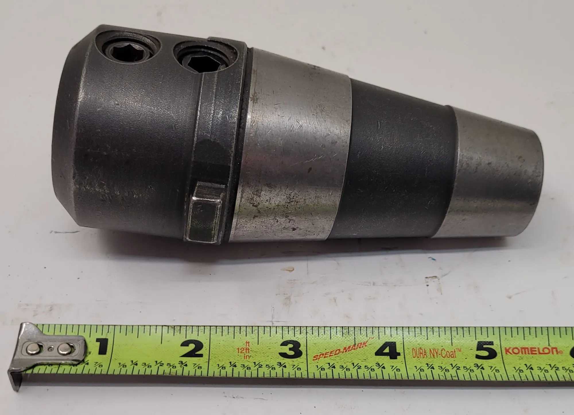NIKKEN EC45-7/8 END MILL HOLDER, CAT 45, OAL: 5-1/4IN, BORE: 7/8IN - MACHINING TOOLING & PARTS