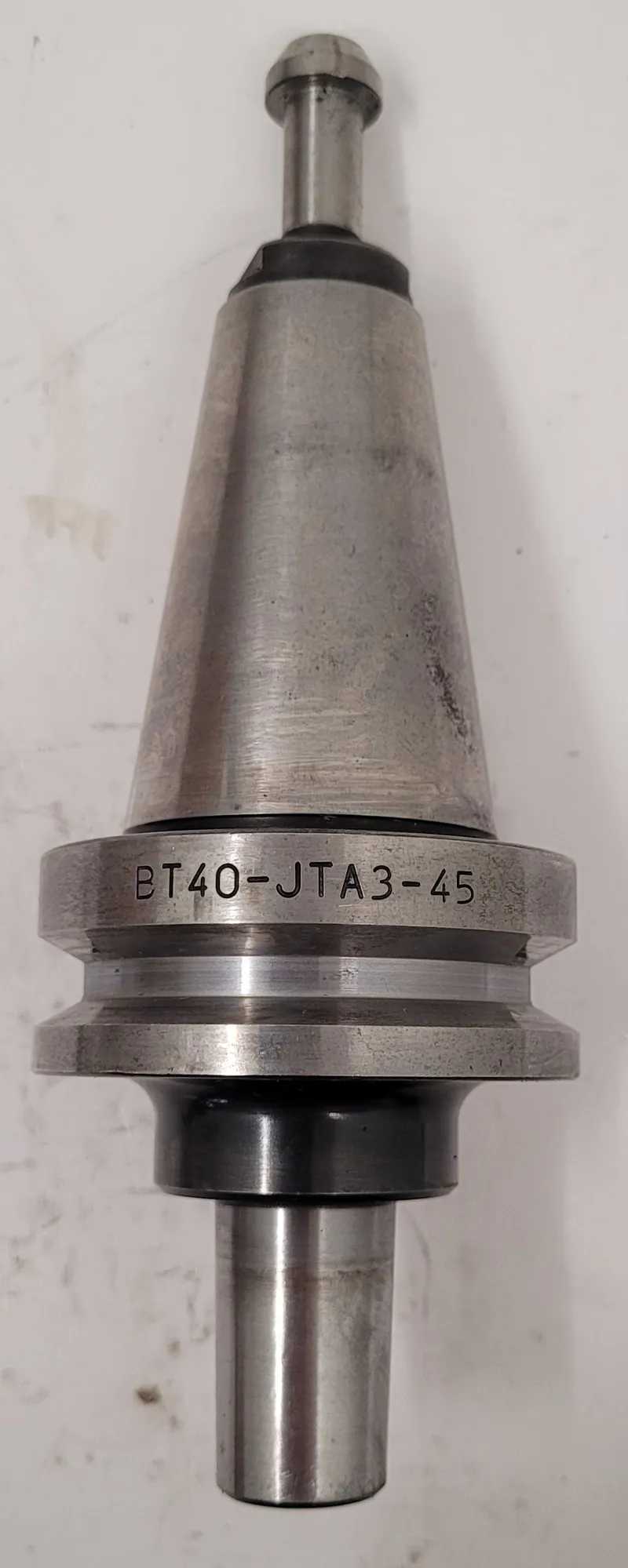NIKKEN BT40-JTA3-45 TOOL HOLDER, NOSE DIA .75 IN, BODY DIA 1.37 IN, OAL 5.50 IN - MACHINING TOOLING & PARTS
