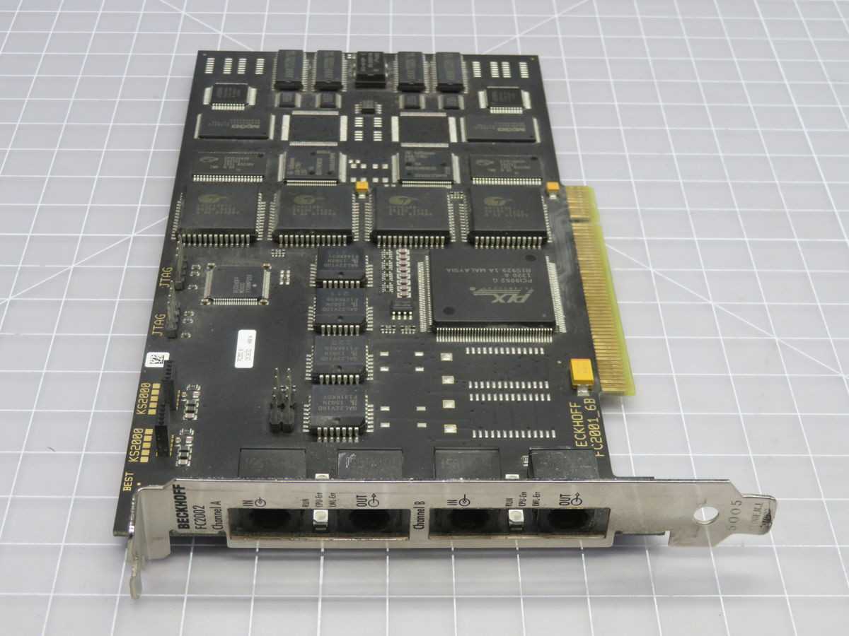 BECKHOFF FC2002-0000 FC2001_6B INTERFACE CARD T267170 - PLC MODULES
