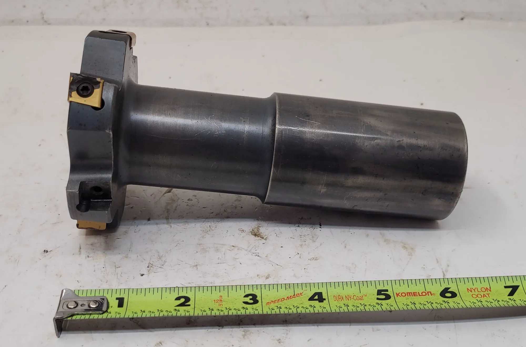 INGERSOLL T-SLOT MILLING CUTTER, 3.5" DIA, 2" SHANK, 6 FLUTES/INSERTS - MACHINE TOOLING