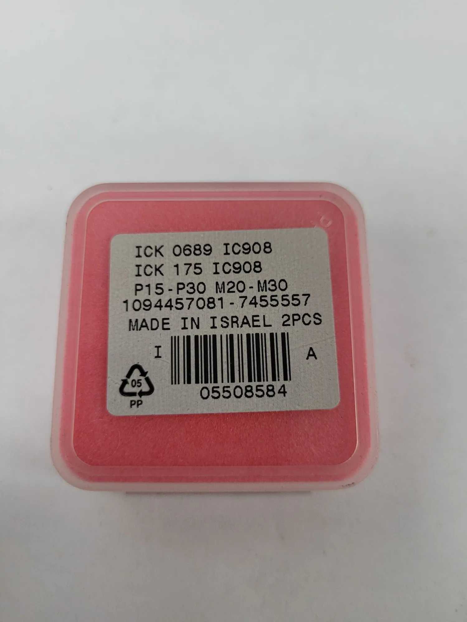 ISCAR IC908 INSERTS/DRILLING HEADS - TIALN COATED CARBIDE - VARIOUS DIAMETERS/PACKS - MACHINING TOOLING & PARTS