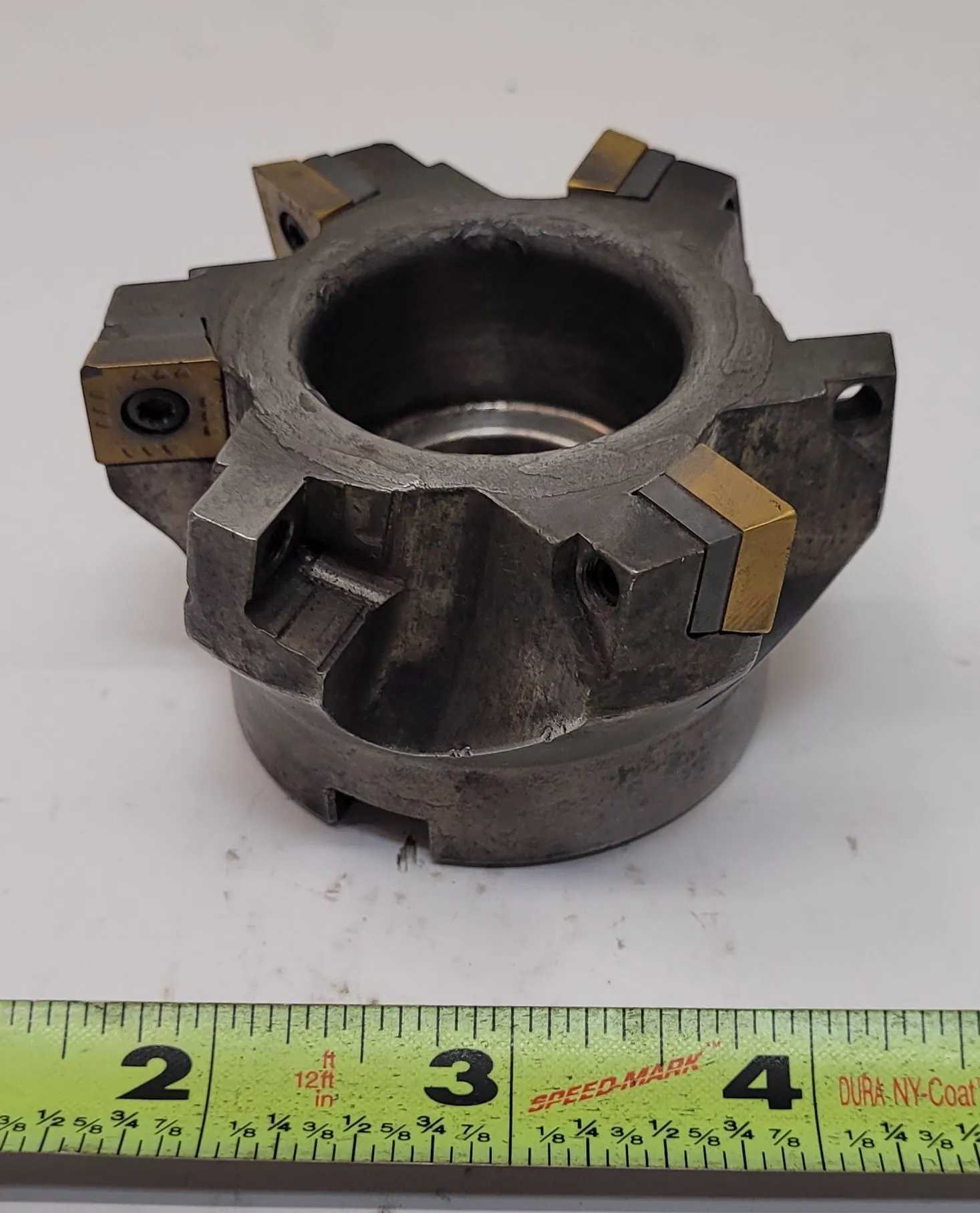KENNAMETAL 3IN SHELL MILL - 6 FLUTE, 1.72IN OAL, 1IN ARBOR HOLE - MACHINING TOOLING & PARTS