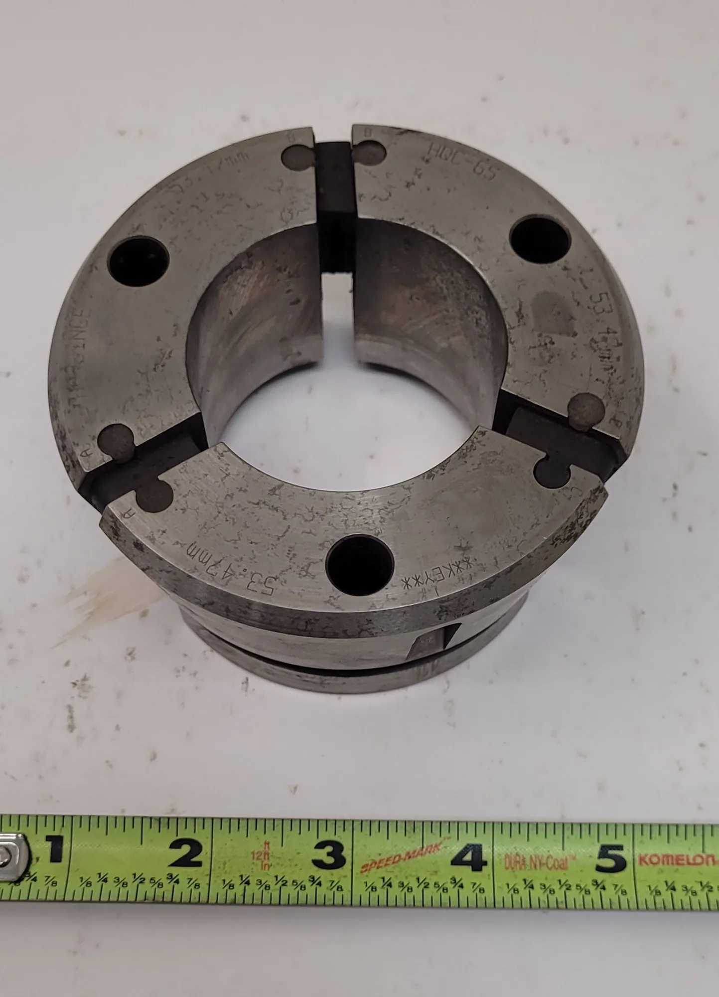 HARDINGE HQC-65 QUICK CHANGE COLLET 53.47 MM - MACHINING TOOLING & PARTS
