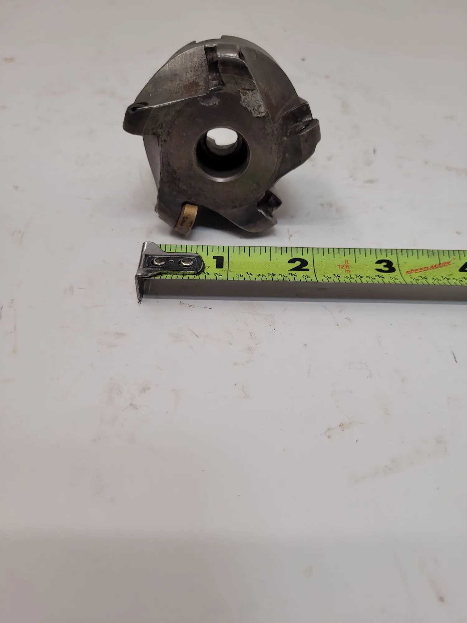 INGERSOLL CUTTING TOOLS INDEXABLE SHELL MILL, 5W6H02R02, HUB 2”, BORE .75”, OD 2.25”, OAL 1.6” - MACHINE TOOLING