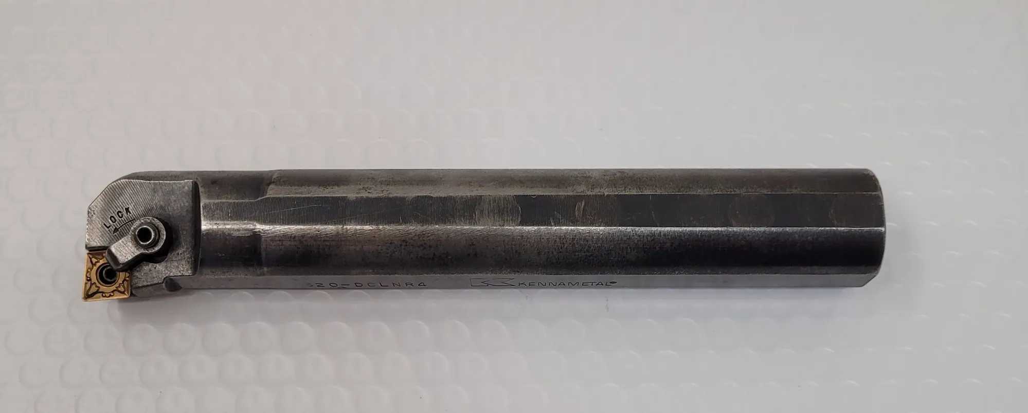 KENNAMETAL S20-DCCLNR4 NF1 BORING BAR, 1.25" SHANK, INDEXABLE INSERT, 8” OVERALL LENGTH - MACHINE TOOLING