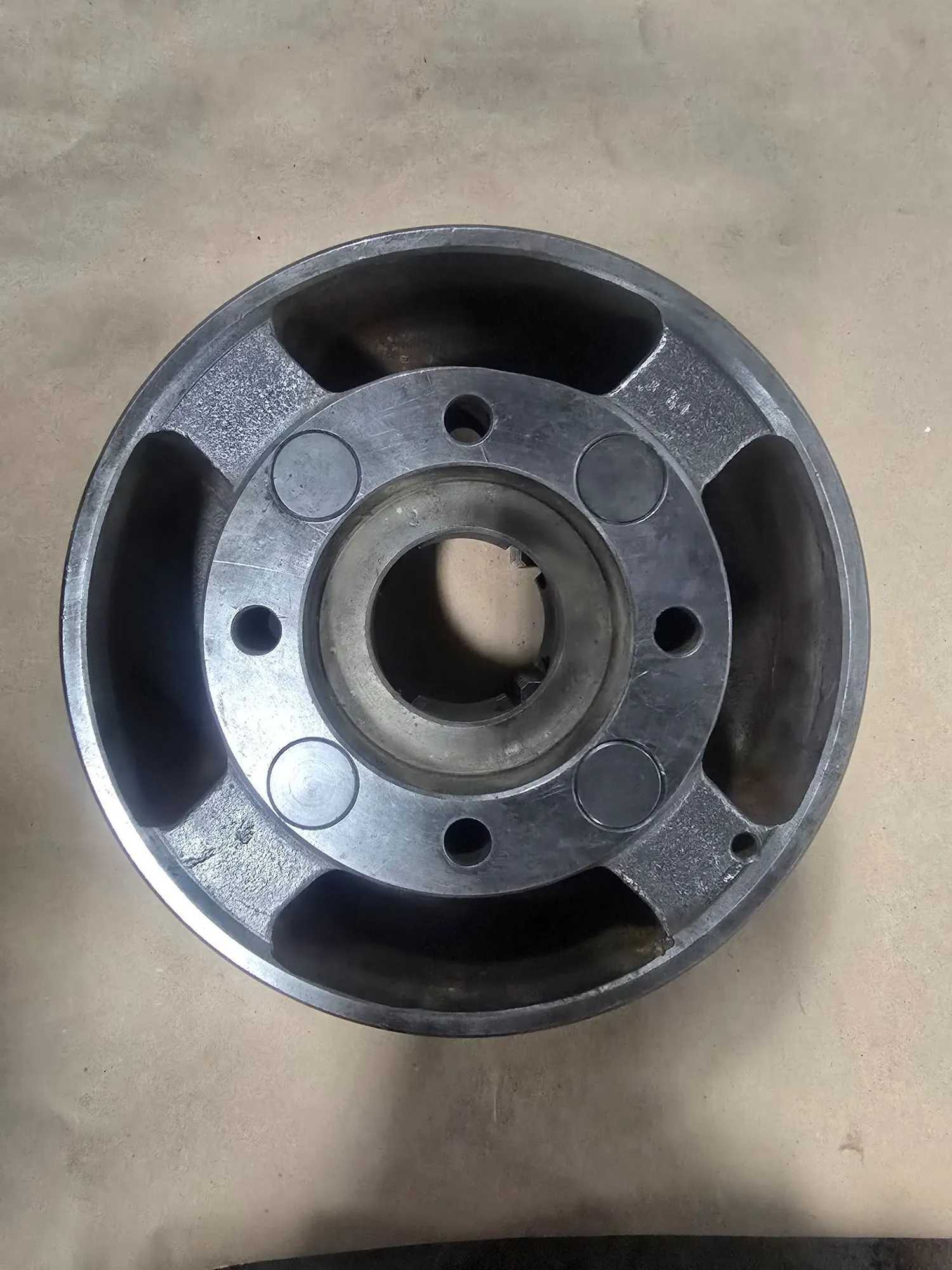 BUCK 8" 4-JAW LATHE CHUCK W/ PLAIN BACK, 3.17" SPINDLE NOSE FIT - MACHINING ACCESSORIES & TOOLING