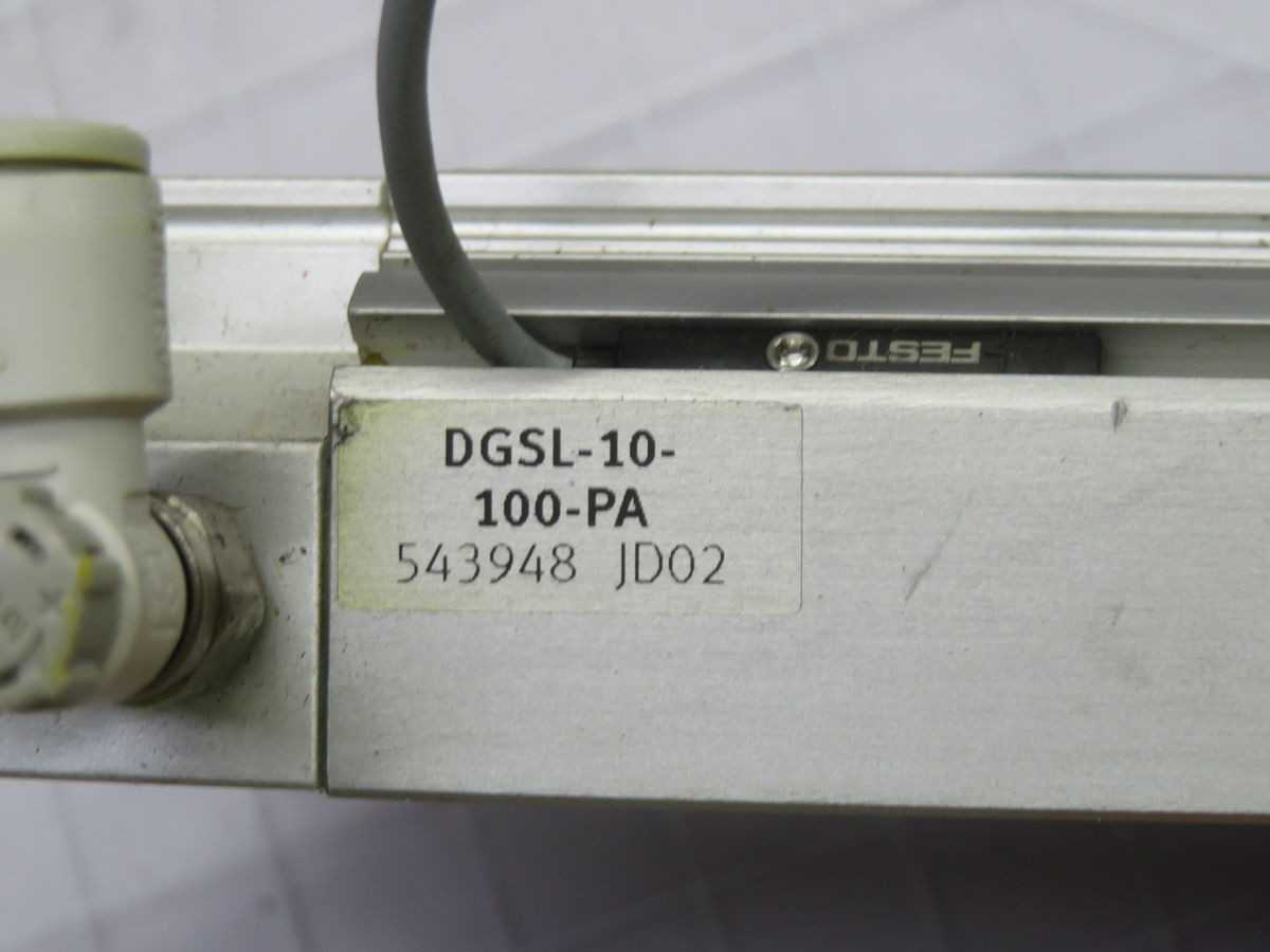 FESTO DGSL-10-100-PA Pneumatic Slide T262138 - PNEUMATIC PARTS