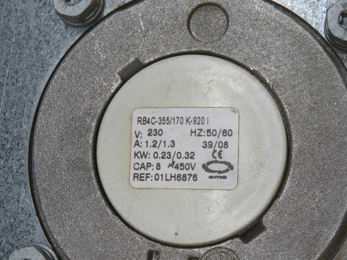 EMC RB4C-355/170 K-920 I INVERTER FAN T263726 - FANS & BLOWERS