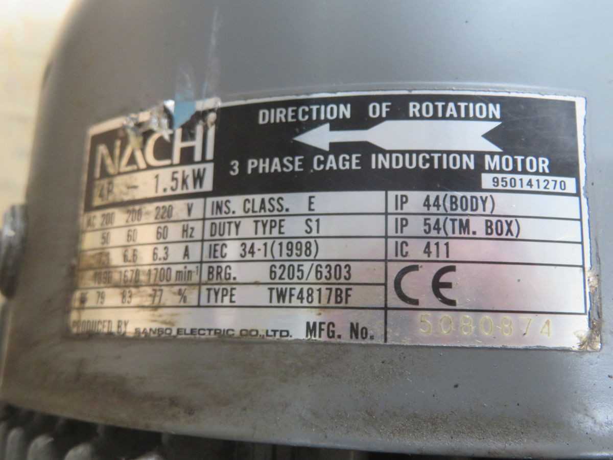 NACHI UVN-1A-1A2-15-4-6141B Pump T263313 For Industrial Applications - HYDRAULIC PUMP