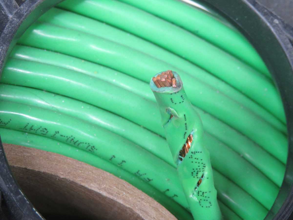 SOUTHWIRE THHN 8 STR CU SIM GREEN CABLE 8 AWG 600 V T268509 - ELECTRICAL WIRE