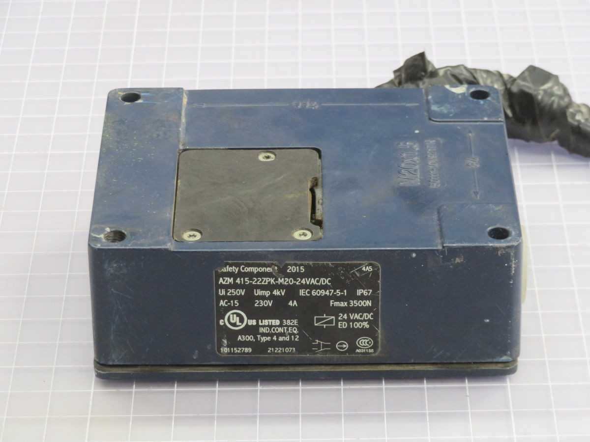 SCHMERSAL AZM 415-22ZPK-M20-24VAC/DC 101152789 SAFETY INTERLOCK SWITCH T259028 - SWITCHES
