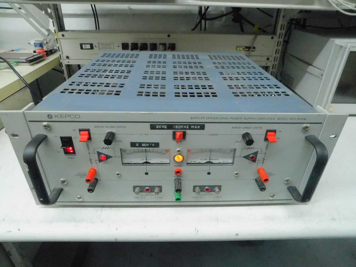 KEPCO BOP 500M BIPOLAR OPERATIONAL SUPPLY/AMPLIFIER +/-500V,+/- 80MA M7635 - POWER SUPPLIES